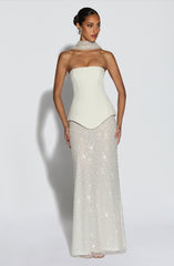 Allaire Maxi Skirt - Ivory