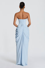 Cyra Maxi Dress - Glacier Blue