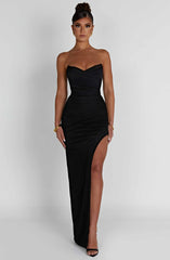 Giovanna Maxi Dress - Black