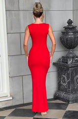 Helena Maxi Dress - Red