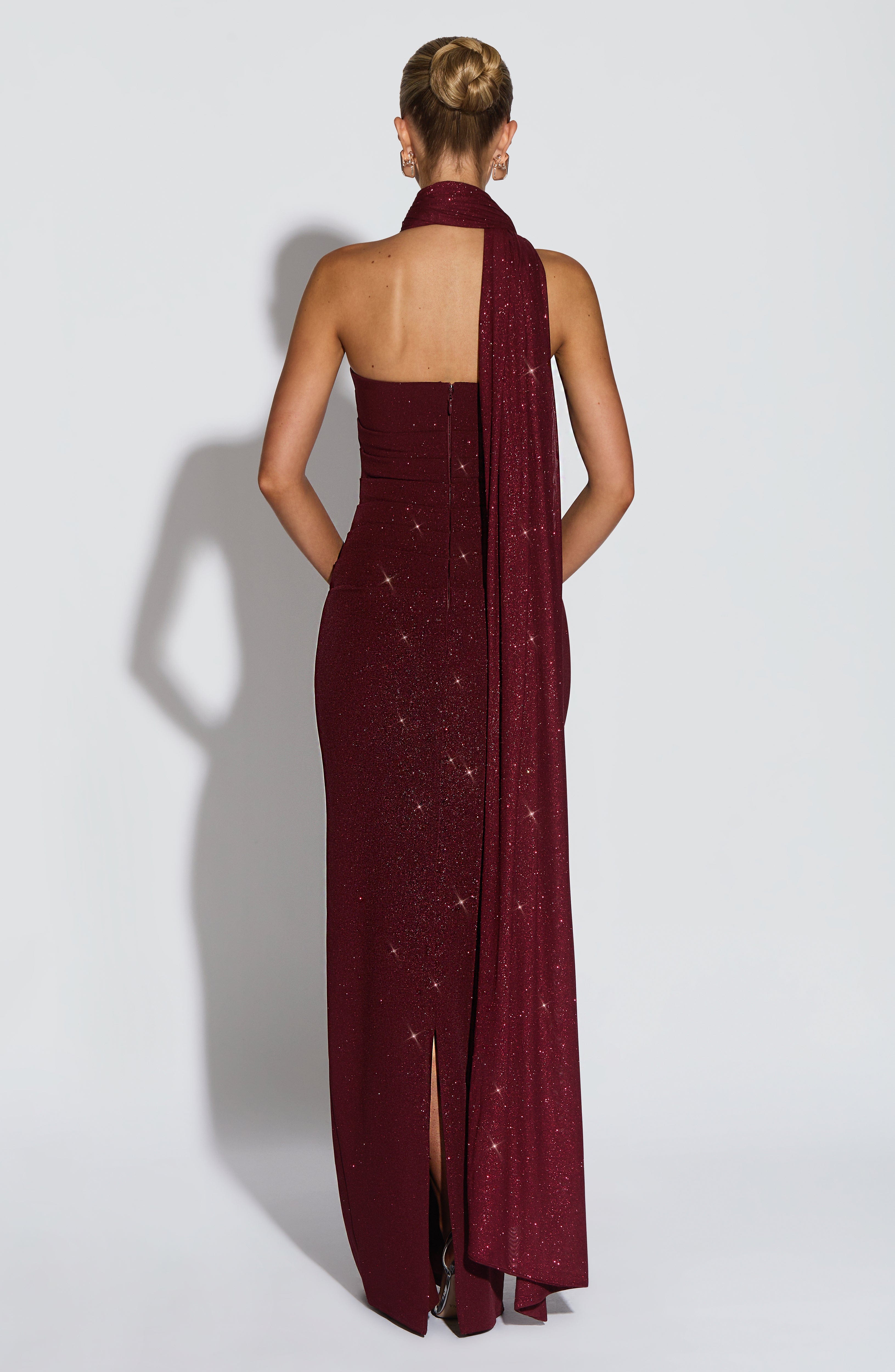 Agnes Shawl - Wine Sparkle