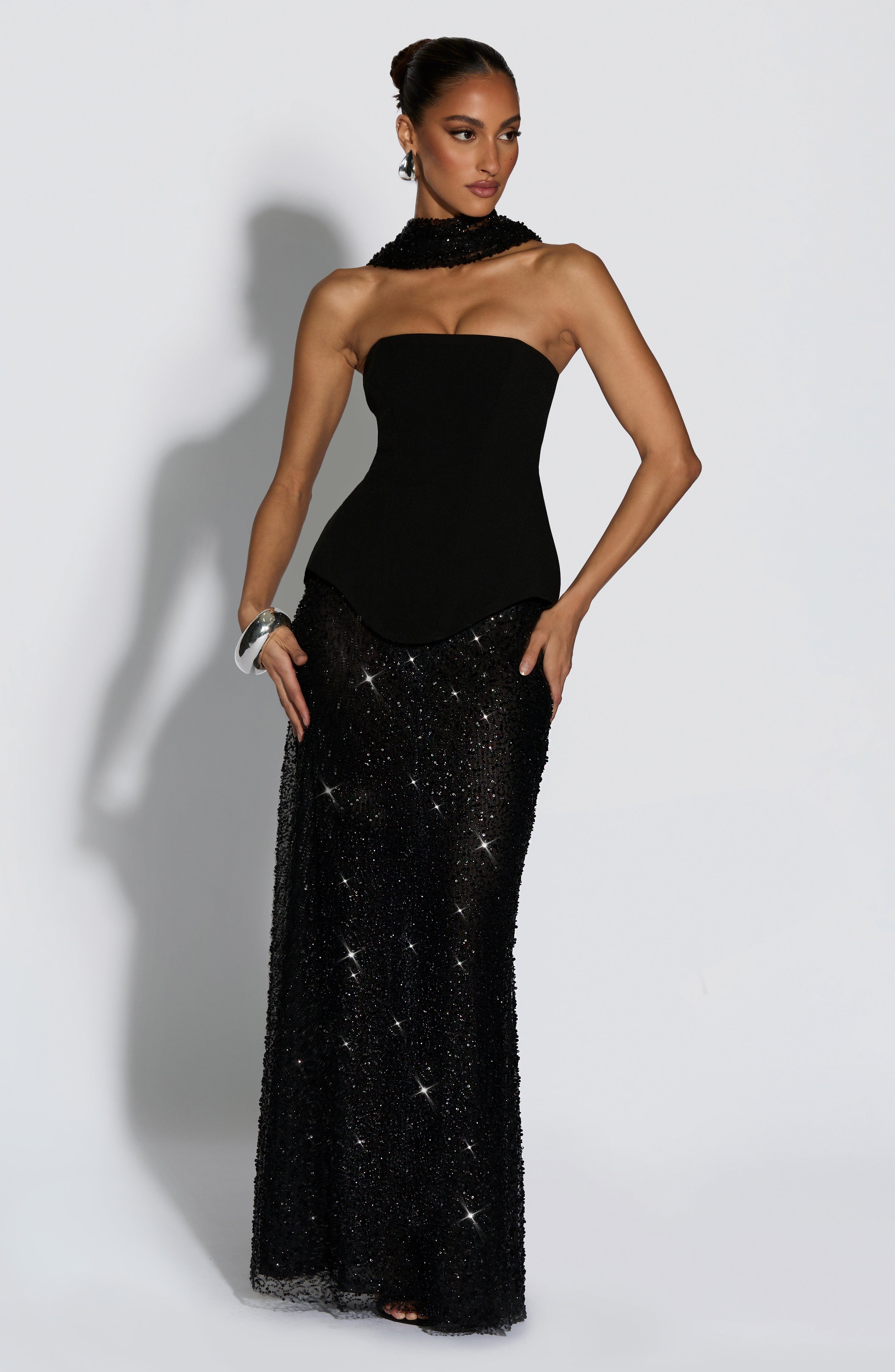 Allaire Maxi Skirt - Black