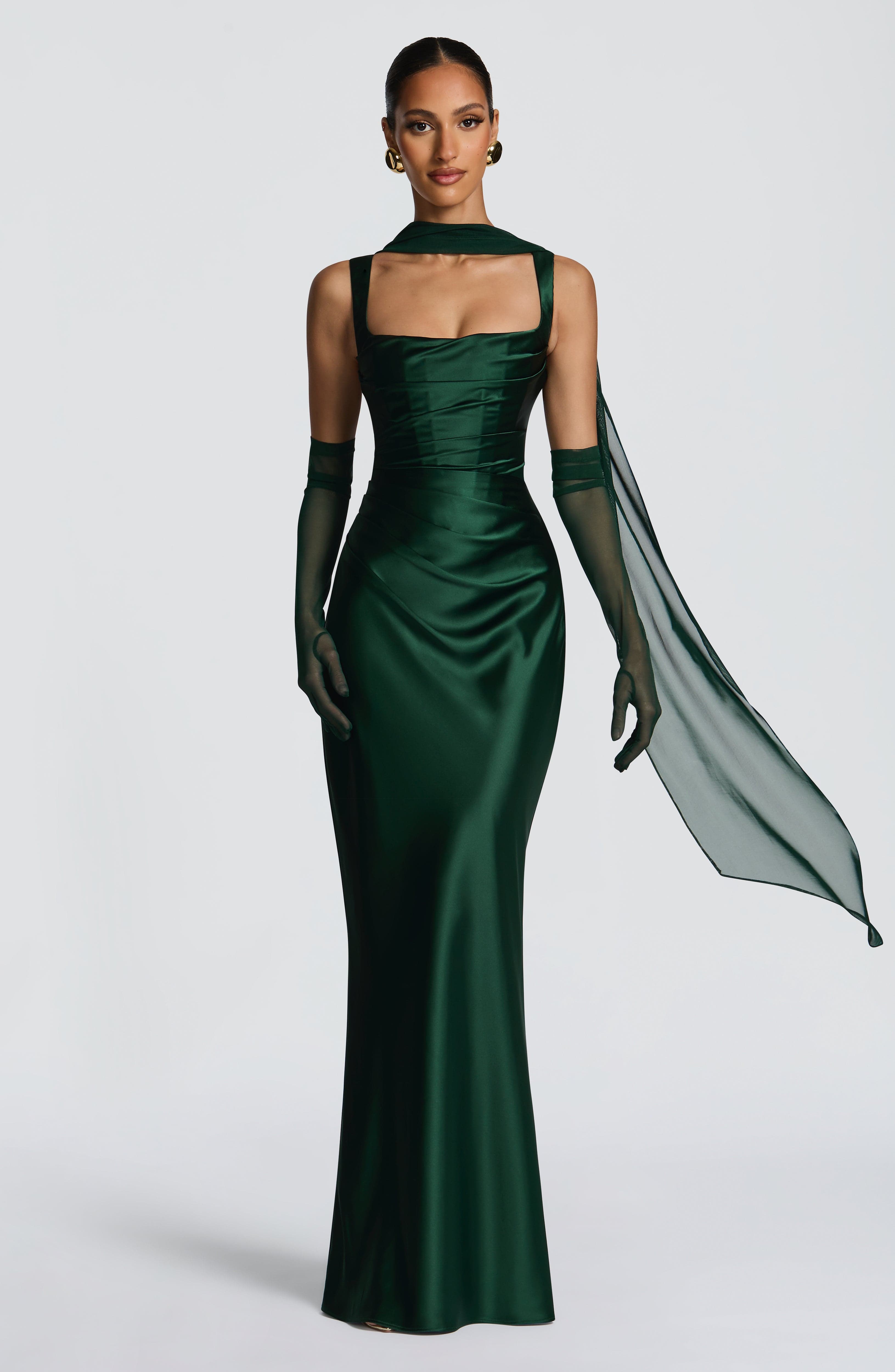 Calanthe Maxi Dress - Emerald