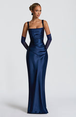 Calanthe Maxi Dress - Navy