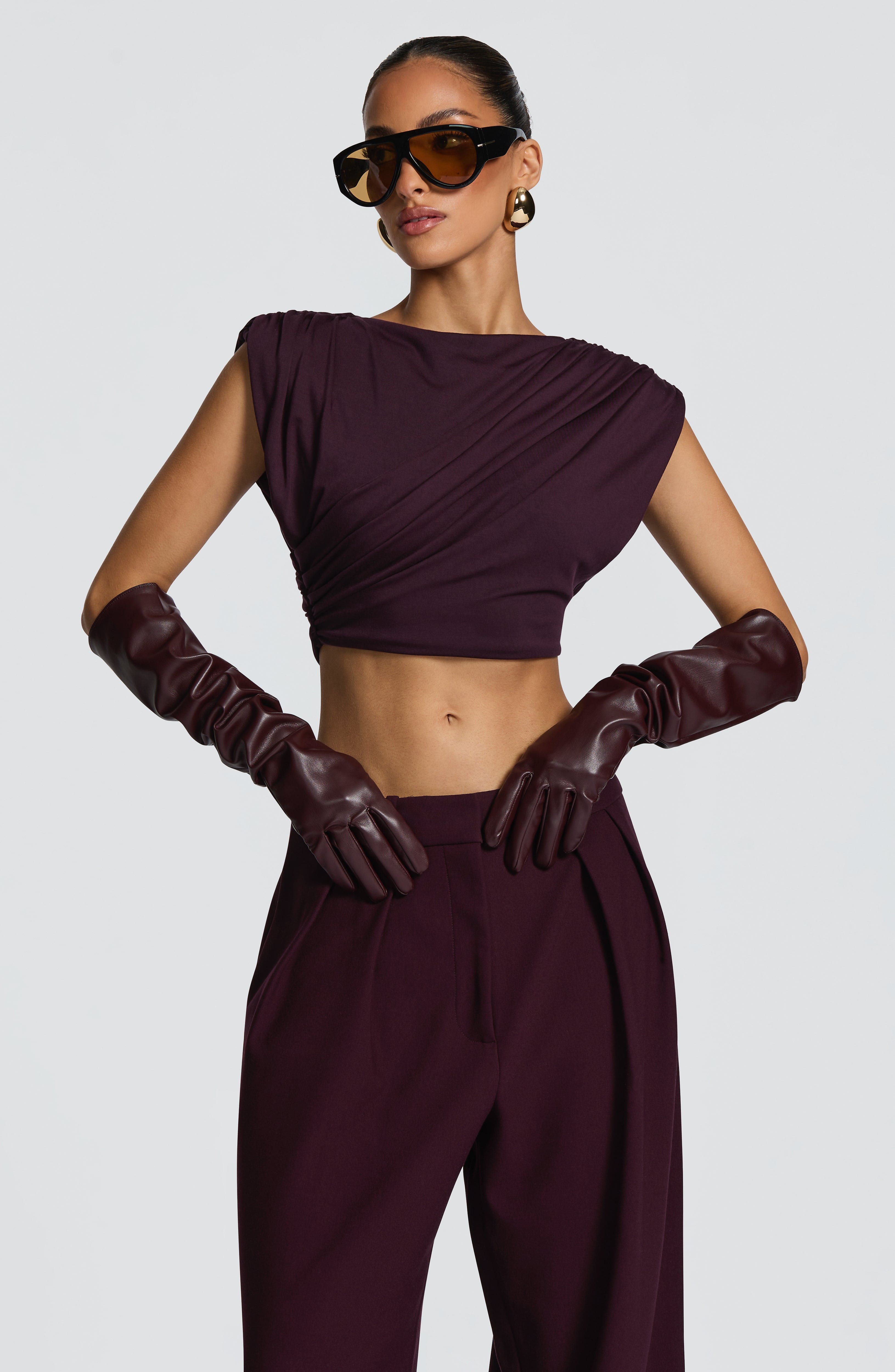 Frankie Gloves - Plum