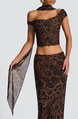 Freda Scarf - Leopard Print