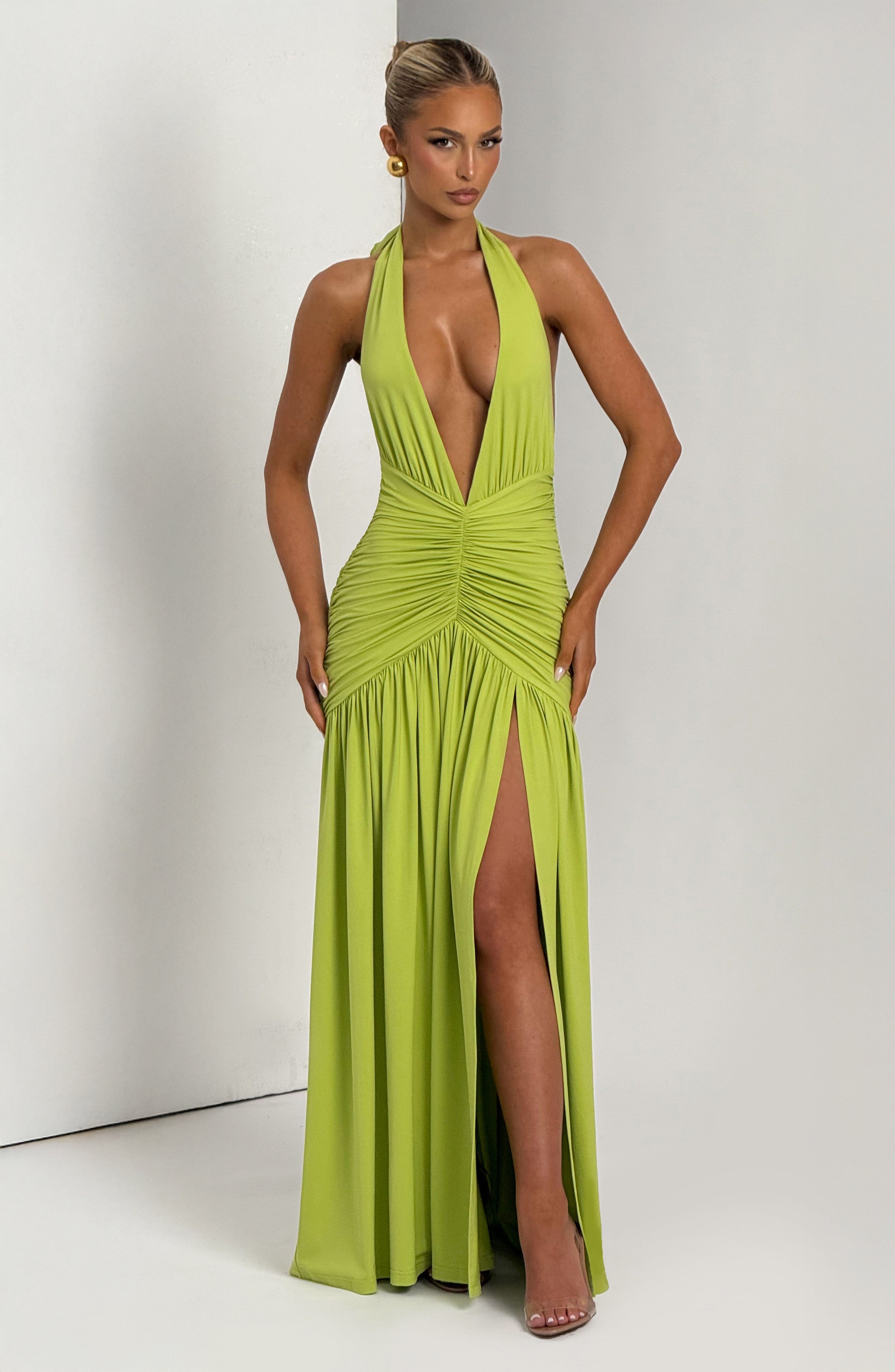 Melania Maxi Dress - Olive