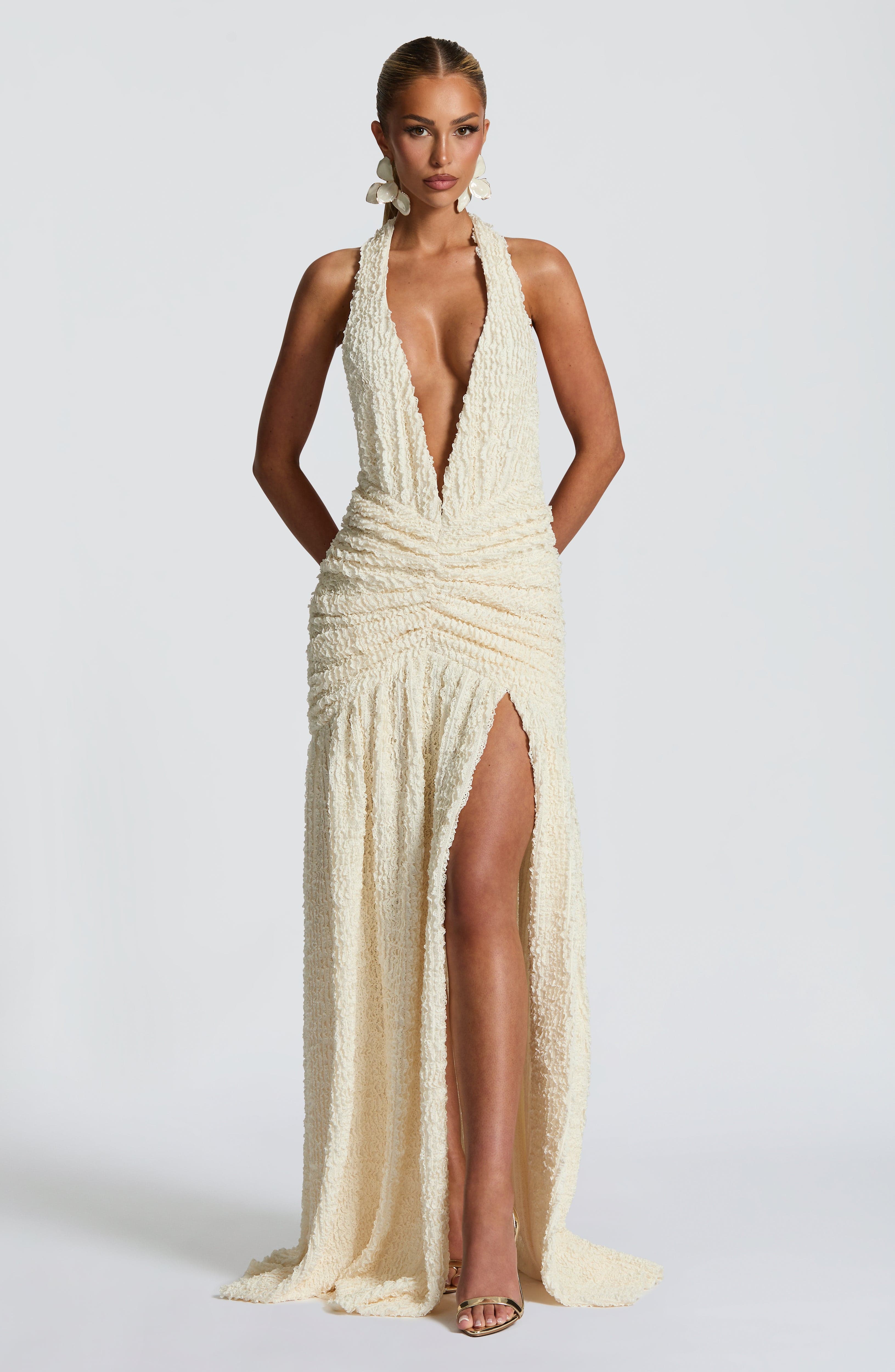 Minerva Maxi Dress - Ivory