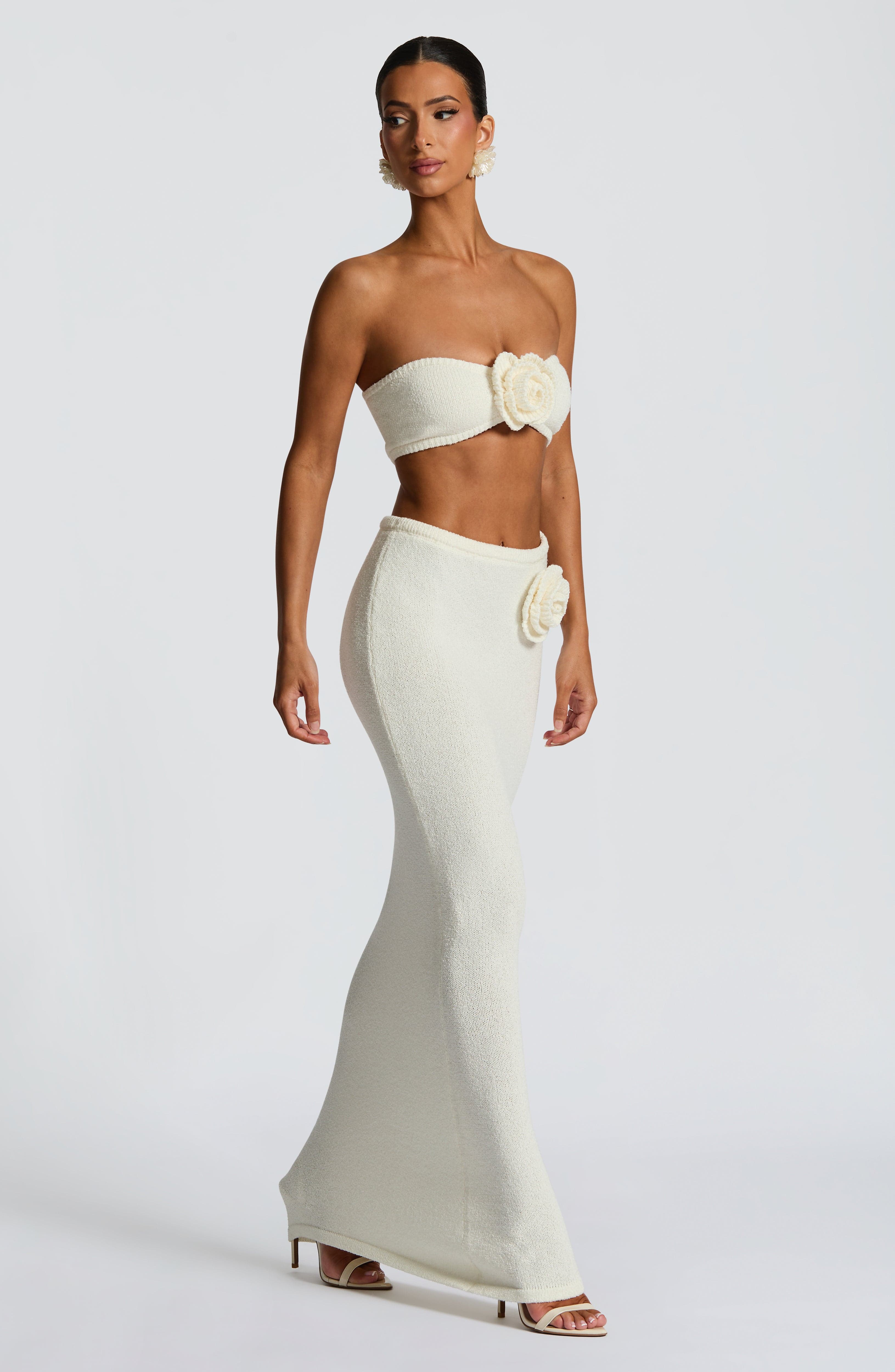 Sola Maxi Skirt - Ivory