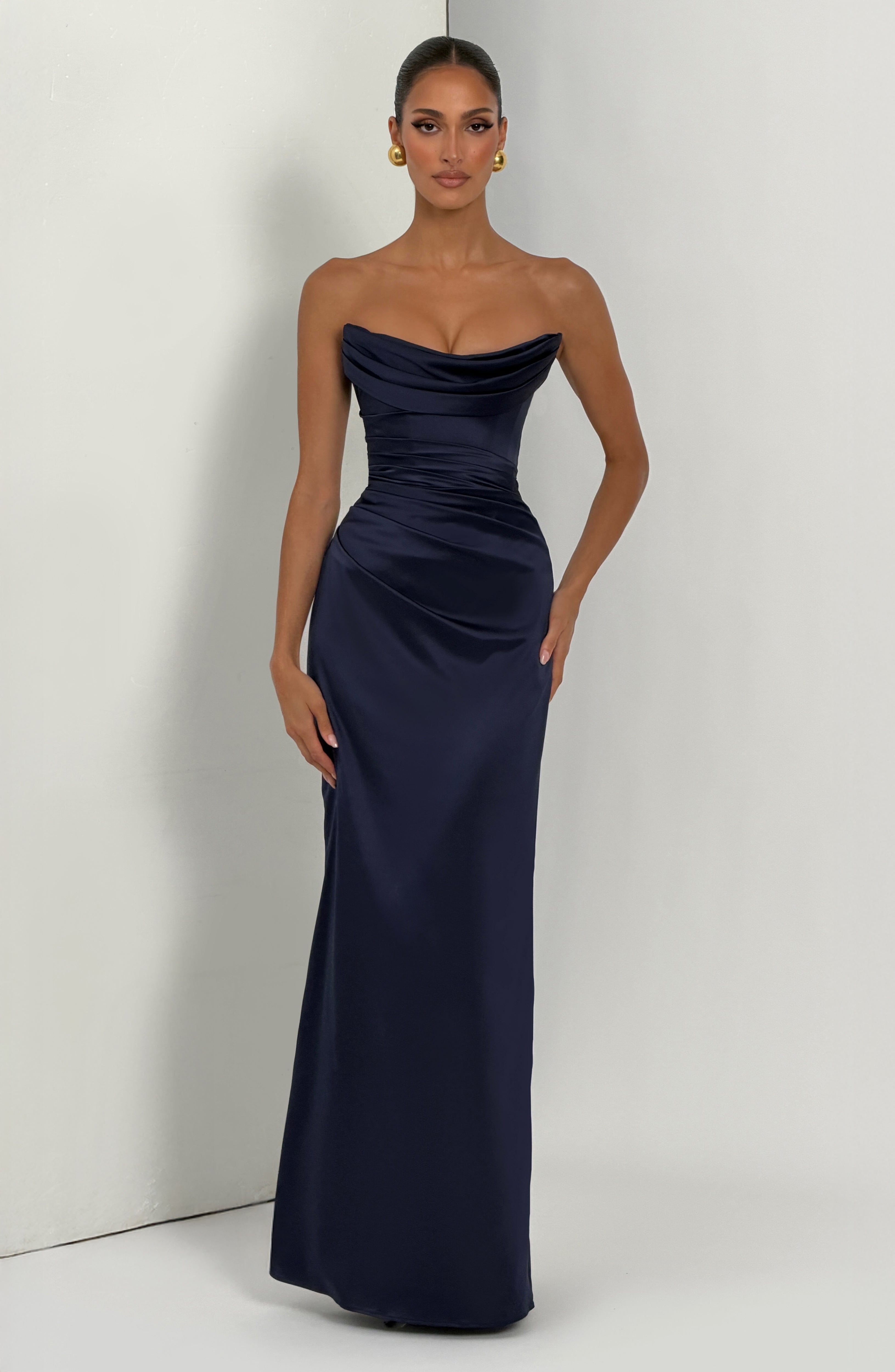 Vessa Maxi Dress - Navy